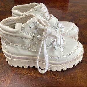 Jeffrey Campbell White Platform Sneakers